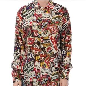 DSQUARED2 Bold Logo Print Men's Shirt